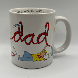 Vintage American Greetings “Dad” Cartoon Coffee Mug
